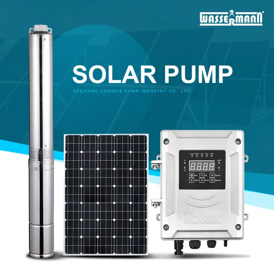 3'' 4'' DC Brushless Motor High Efficiency Solar Eenergy Submersible Borehole Deep Well High Pressure Water Pumps